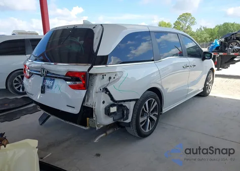 2021 Honda Odyssey Touring from USA, damaged, VIN 5FNRL6H80MB003323